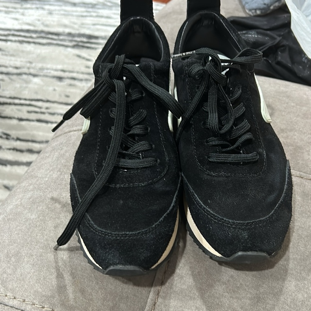 Rag & Bone Retro Runner -Suede Black 38.5 - Picture 7 of 8